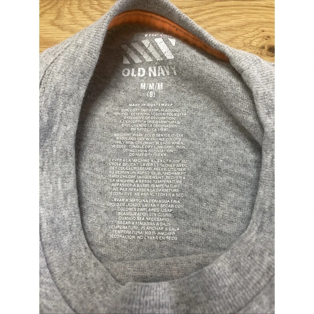 Long Sleeve Old Navy Tee With Cat Basketball‎ Pre-owned Size M (8)